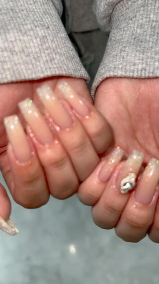 スカルプならではのバーチャルグラデーション️
指長見え効果あります

 