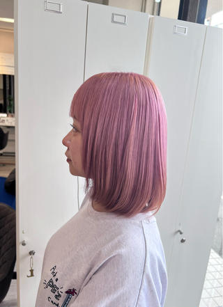 ミディアム 三原 つばさのヘアスタイル