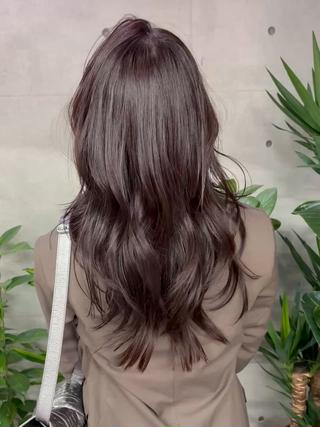 ロング レイヤーカット\ウル フ　chinatsuのヘアスタイル