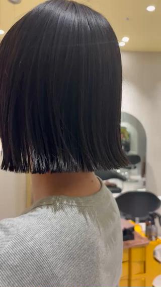 どこをどう動かしてもピタッと決まるボブ可愛いし大人っぽいのでおすすめです 