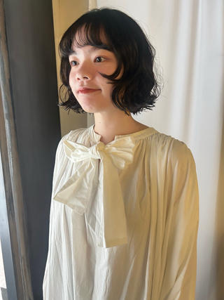 ショート パーマ シシドアスカ /中目黒/パーマのヘアスタイル