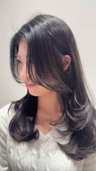 ロング カラー SALOWIN梅田茶屋町Suite店所属・韓国美容室出身 🌹Sana/梅田のヘアスタイル