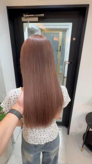 セミロング ✨ハイトーン/シール エクステ✨♠優羽のヘアスタイル