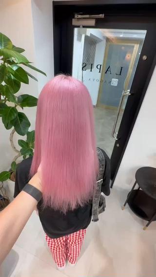 ミディアム ✨ハイトーン/シール エクステ✨♠優羽のヘアスタイル