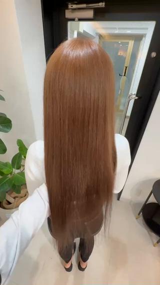 ロング ✨ハイトーン/シール エクステ✨♠優羽のヘアスタイル