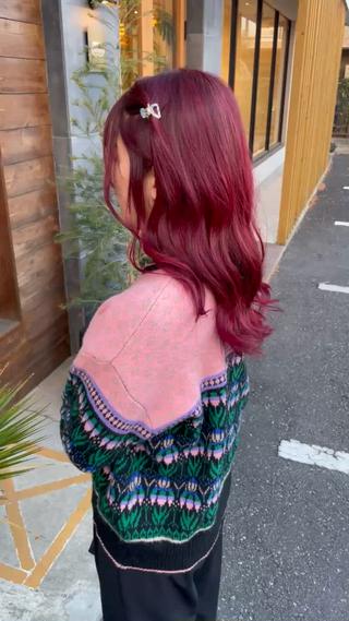 ロング カラー 逢坂 拓巳のヘアスタイル