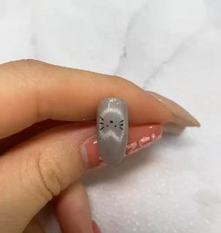 流行りのにゃんこマグネットです

＊こちらのデザインはマグネットアートになるので
デザイン(アートコース)を選んでいただき、
マグネット1本¥100追加でできます♡ 