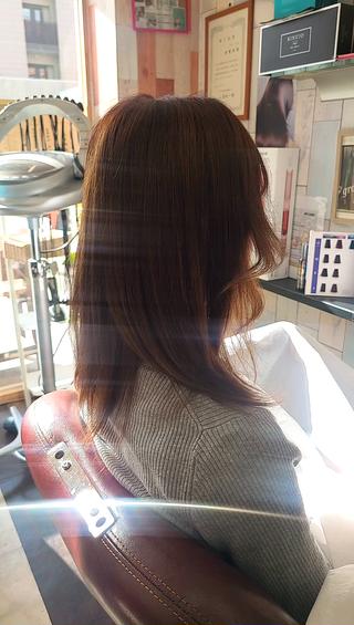 セミロング グラースネボウ所属・TAKA✂️メンズ ◎艶サラ髪✨のヘアスタイル