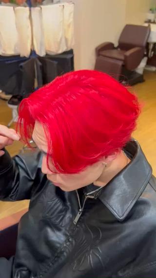 カラー メンズ 野村 星斗のヘアスタイル