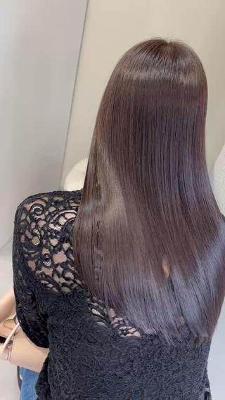 ロング 縮毛矯正、髪質改善／ 松田 龍之介のヘアスタイル