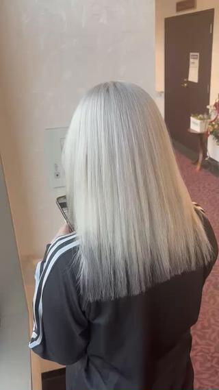 ホワイトカラーブリーチ2回は必要です!