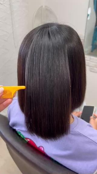 縮毛矯正でサラサラに 