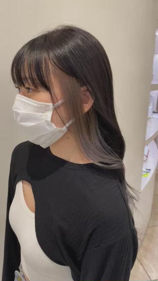 インナーカラー

シルバーにして韓国っぽく 