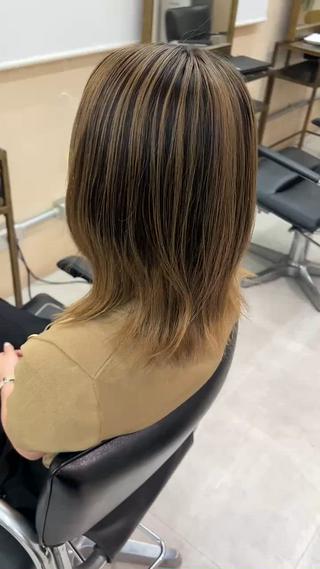 ミディアム カラー ボブ・パーマ特化 🌟フジタのヘアスタイル