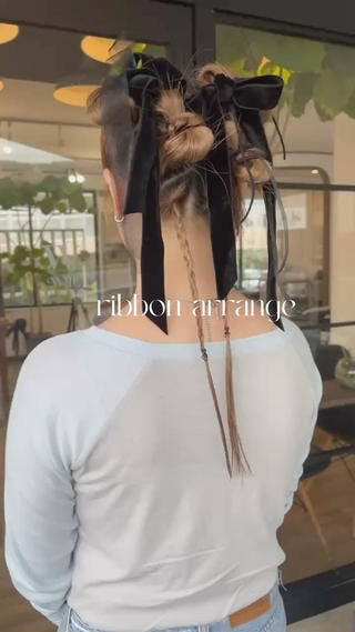 セミロング sato harunaのヘアスタイル