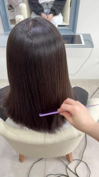 セミロング 美髪矯正/ LISAのヘアスタイル