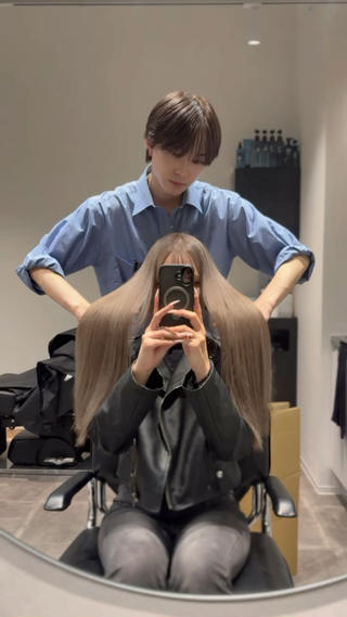 【milk tea beige】

ブリーチ1〜2回で叶います◎
 