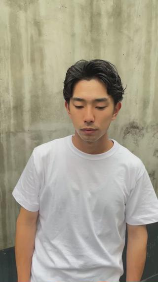 メンズカット × パーマ 