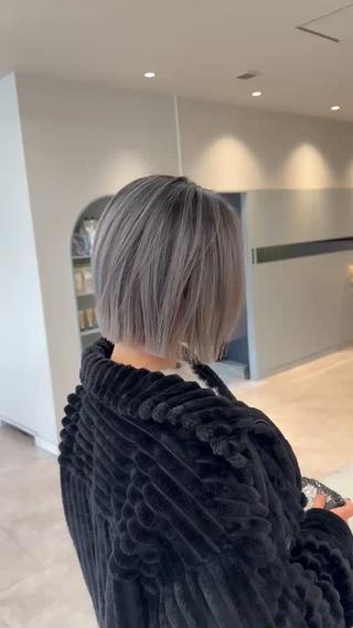 ショート 🫧ペール系カラー /デザイン秀喜🫧のヘアスタイル