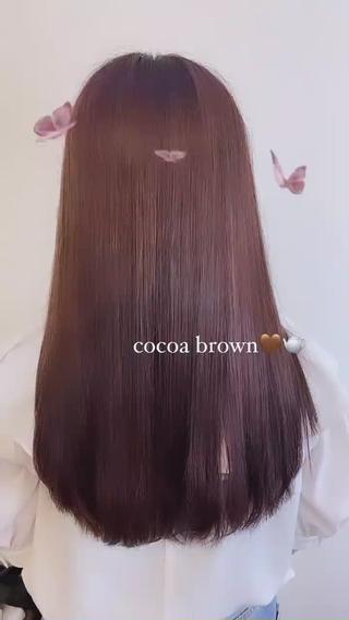 ロング ナナ♡レイヤーカット ♡似合わせカラーのヘアスタイル