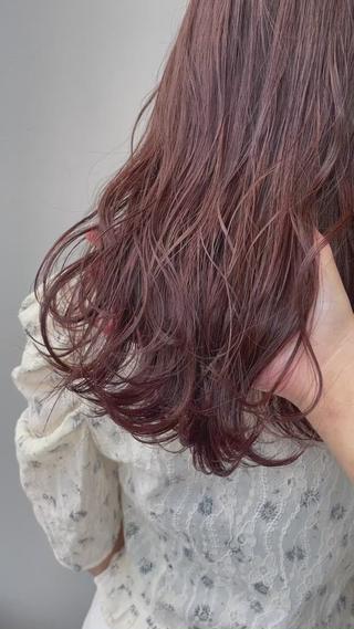 少し個性的に
チェリーレッド♪