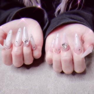 ロング mamo nailのネイルデザイン