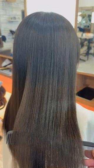 ロング ボブ、レイヤー、 ハイトーン、古淵のヘアスタイル