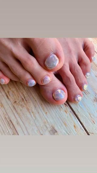 #ぷっくりネイル
#オーロラネイル