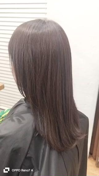 セミロング ほんま ひろみのヘアスタイル