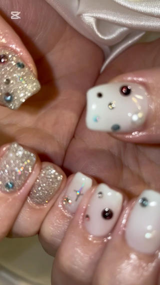 フラッシュ宝石ネイル
持ち込みDesign ¥8250 