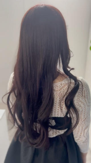ロング カラー あやの/透明感カラー /カットモデルのヘアスタイル