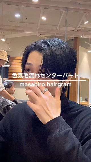 ショート パーマ メンズ masahiro 波巻きシャドウパーマのヘアスタイル
