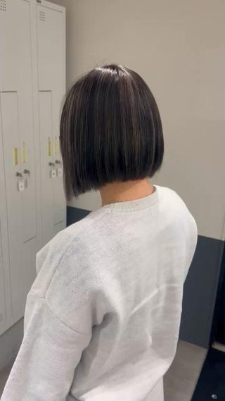 細めの筋感強めハイライト 