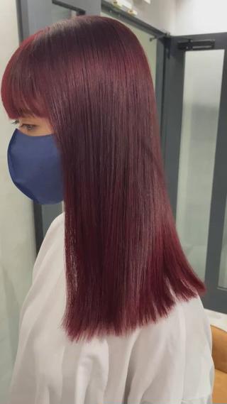 ロング カラー 【髪質改善】 梅田　聡のヘアスタイル