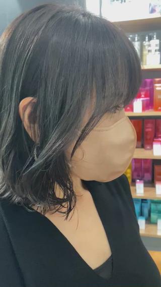 ミディアム カラー 【髪質改善】 梅田　聡のヘアスタイル
