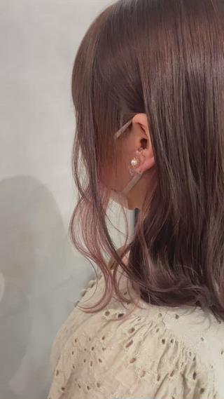 セミロング カラー 【髪質改善】 梅田　聡のヘアスタイル
