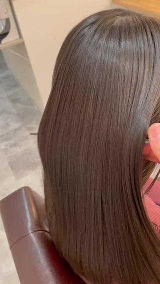 ロング カラー ヘアアレンジ キッズ 横浜関内髪質改善 re:Magoのヘアスタイル