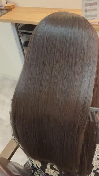 ロング カラー ヘアアレンジ キッズ 横浜関内髪質改善 re:Magoのヘアスタイル