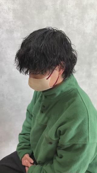 ウルフスタイルパーマ