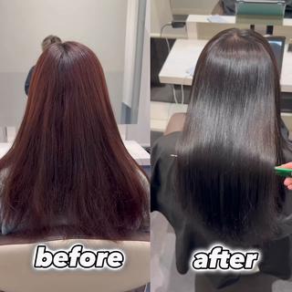 ロング 🌈本物の髪質改善 森田涼平のヘアスタイル