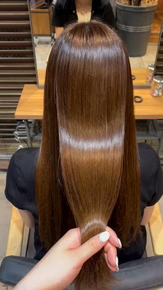 ツヤツヤにします！
️アイロンなしでこの艶です!! 