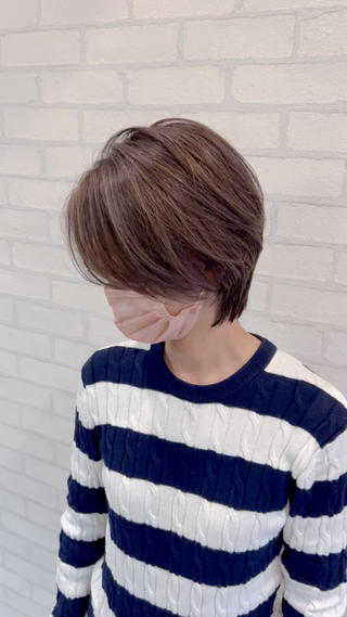 ショート カラー 白髪世代の悩み解決 阿部耕大のヘアスタイル