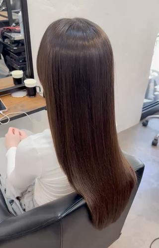 ロング 🫧シールエクステ/ 艶カラー🫧アサミ️のヘアスタイル