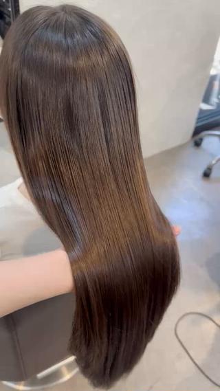 ロング 🫧シールエクステ/ 艶カラー🫧アサミ️のヘアスタイル