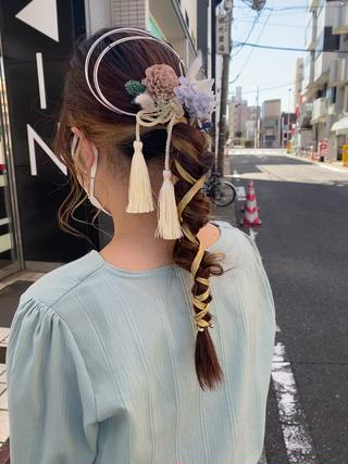 前撮りHair set♡

水引と紐アレンジ 