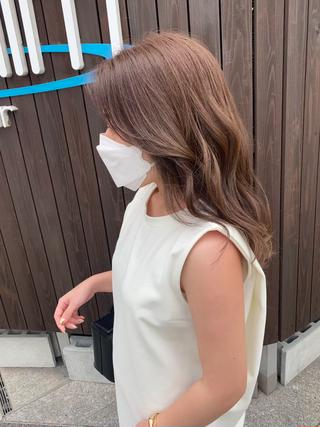 ブリーチなしのベージュカラー 