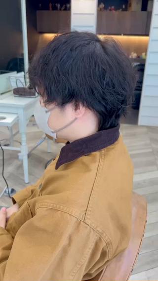 ショート パーマ メンズ 塚本/豊橋メンズ特化 パーマ、ヘッドスパのヘアスタイル