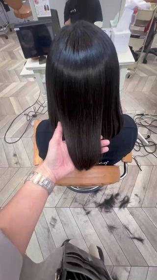 セミロング 塚本/豊橋メンズ特化 パーマ、ヘッドスパのヘアスタイル