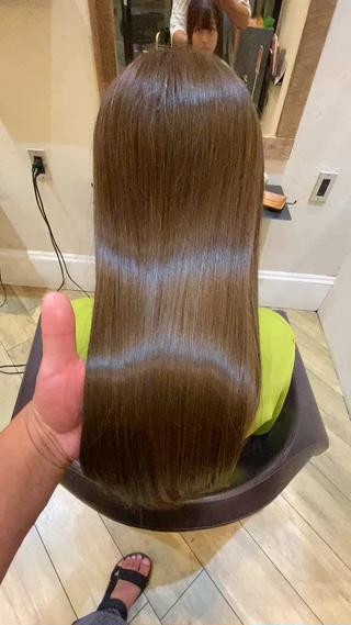 セミロング GO TODAY SHAiRE SALON福岡大名店所属・マツモト シゲキのヘアスタイル