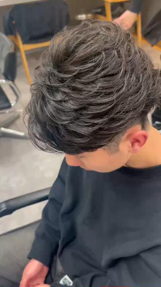 パーマ メンズ パーマ特化🔥 ワタベリョウマのヘアスタイル